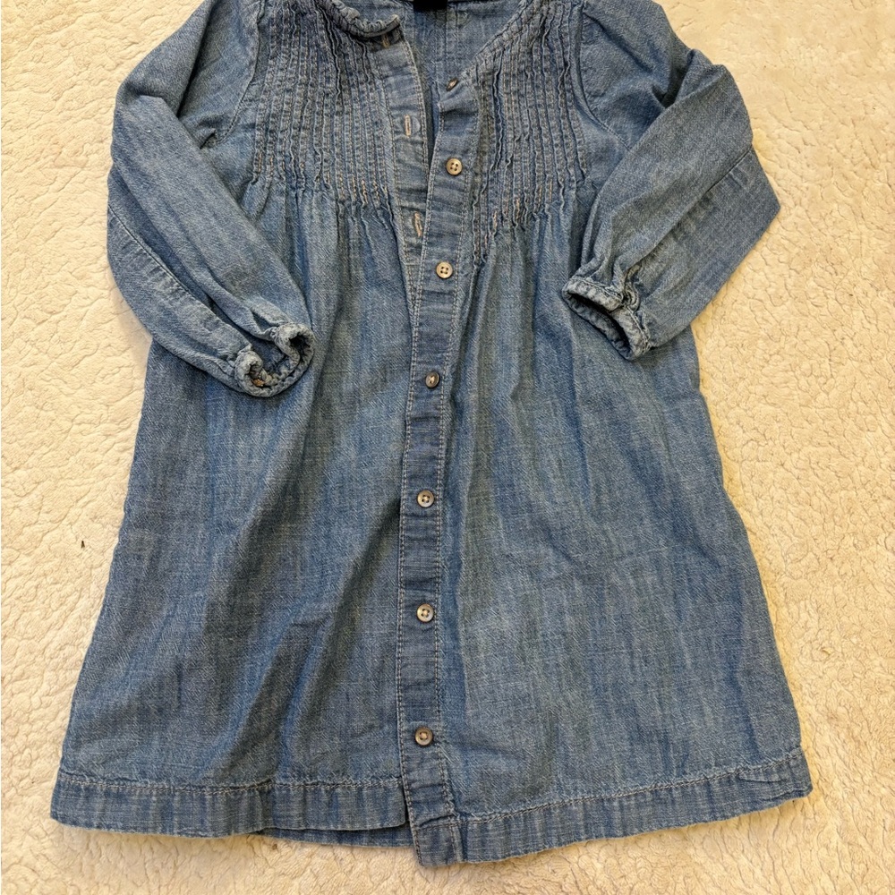 GAP Kids Casual Denim Dress - Blue